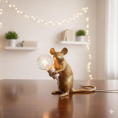 Resin Mouse LED Lamp | Desk & Night Light