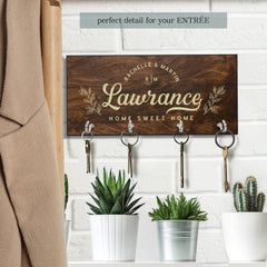 Personalized Key Holder for Wall, Custom Key Hanger