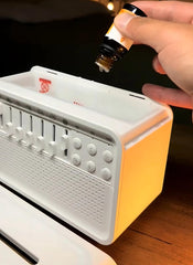 Night Light Humidifier White Noise Machine with 8 Nature Sounds
