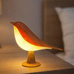 Bird LED Table Lamp USB Powered Desk Lamp 8" Scandinavian Minimalist Bird Light 6W Night Light Three Color Modes