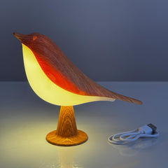 Bird LED Table Lamp USB Powered Desk Lamp 8" Scandinavian Minimalist Bird Light 6W Night Light Three Color Modes