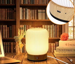 Touch Control LED Bedside Lamp – Dimmable, 3 Color Modes, Rechargeable Portable Light