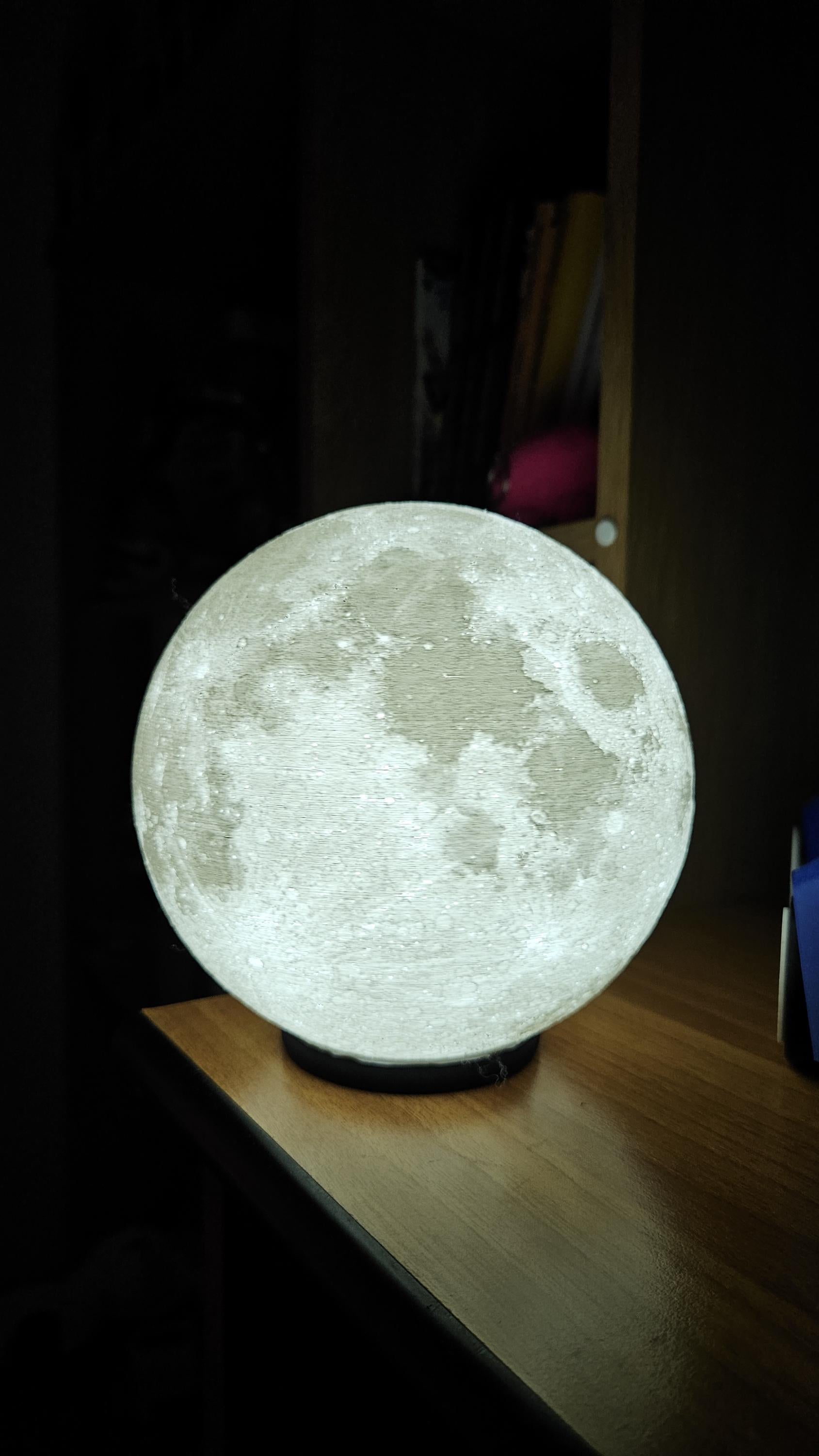 3D LED Moon Lamp – Night Light – Room Decoration