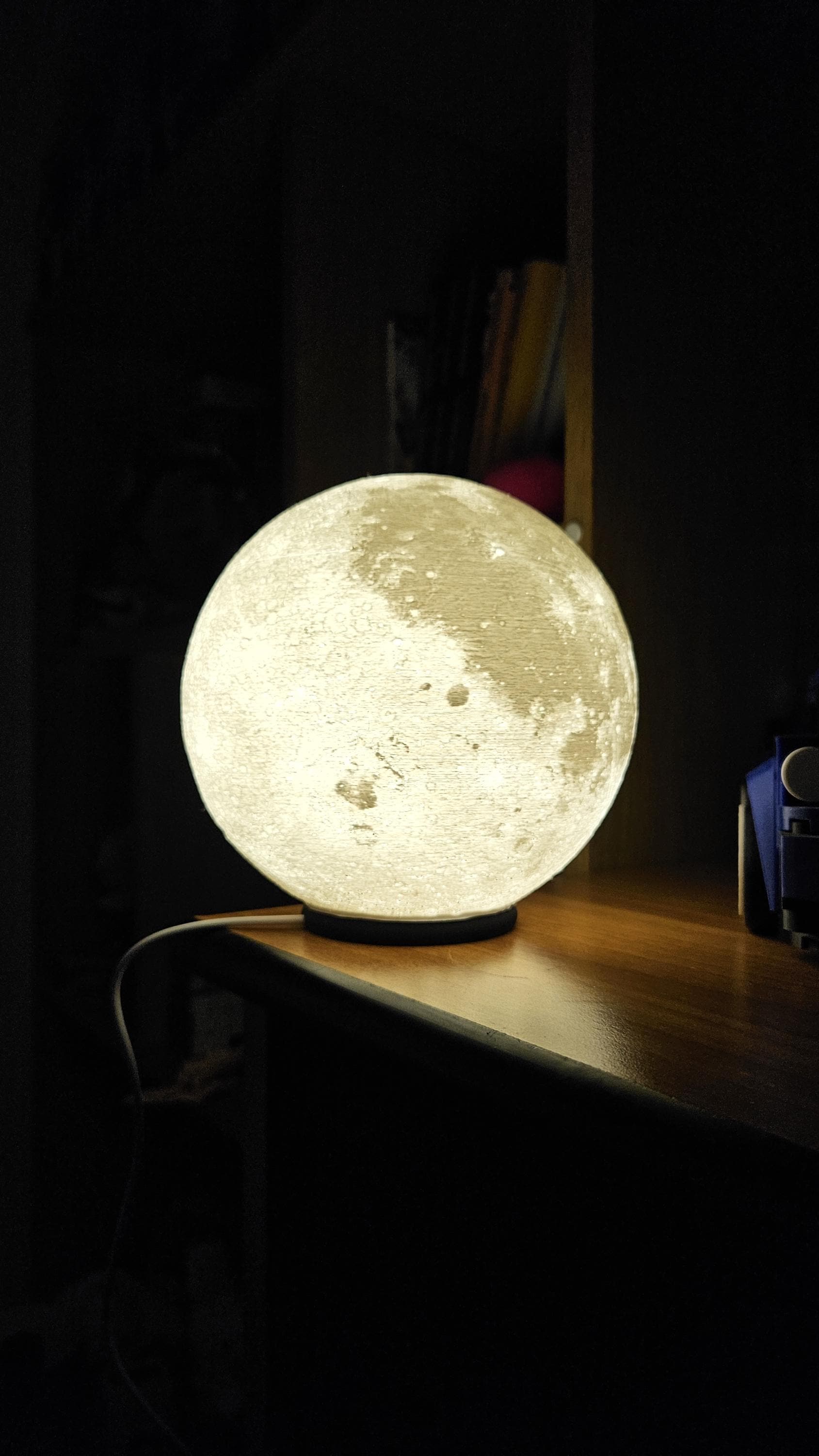 3D LED Moon Lamp – Night Light – Room Decoration