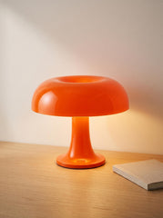 Retro Mushroom Table Lamp — 3-Color USB Dimmable Desk Light