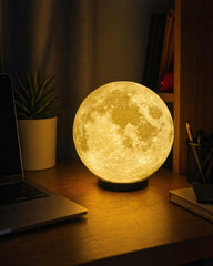 3D LED Moon Lamp – Night Light – Room Decoration