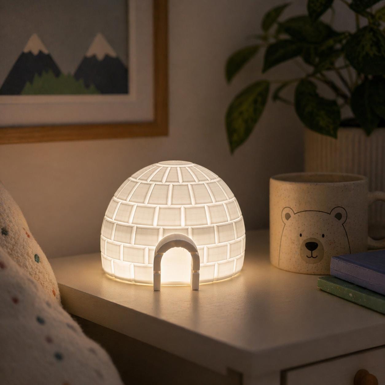 Igloo Glow Lamp – Night Light, Table Lamp