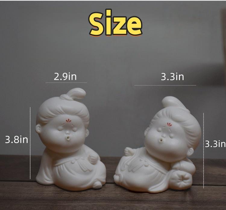 Ceramic Girl Incense Holder - Line Incense Burner - Aromatherapy Decor - Meditation Home Gift